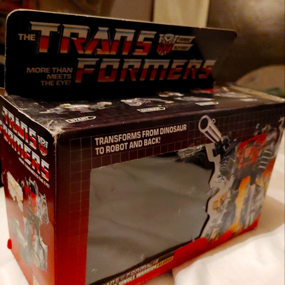 Transformers G1 1980s Dinobot sludge box